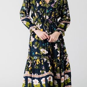 Floral Long Sleeve Maxi Dress